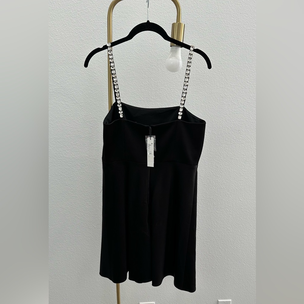 Alice + Olivia Rhinestone Strap Mini Dress - Picture 9 of 11